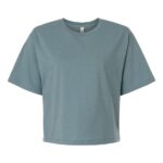 View image 2 of American Apparel Women's Fine Jersey Mid-Length Boxy Tee