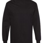 View image 2 of American Apparel Unisex Heavyweight Cotton Long Sleeve Tee