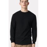 View image 4 of American Apparel Unisex Heavyweight Cotton Long Sleeve Tee