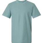 View image 2 of American Apparel Unisex Pique Mock Neck Tee