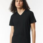 View image 1 of American Apparel Unisex CVC V-Neck Tee