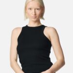 View image 1 of American Apparel Women's Baby Rib Fitted Tank