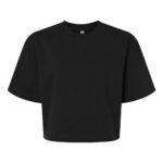 View image 2 of American Apparel Women's French Terry Mid-Length Boxy Top