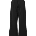 View image 3 of American Apparel Women's French Terry Wide Leg Pants