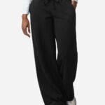 View image 4 of American Apparel Women's French Terry Wide Leg Pants