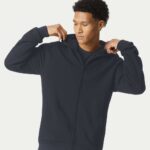 View image 4 of American Apparel Unisex ReFlex Fleece Full-Zip Hoodie Sweatshirt