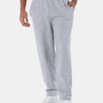 View image 1 of Champion Unisex Powerblend® Open-Bottom Sweatpants with Pockets