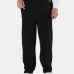 View image 4 of Champion Unisex Powerblend® Open-Bottom Sweatpants with Pockets