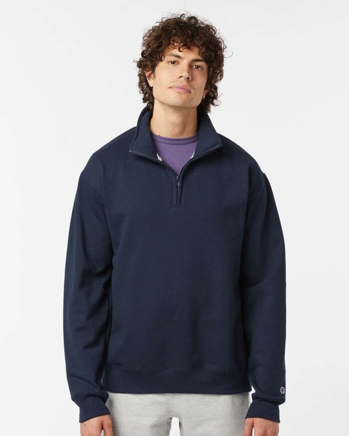 Champion Unisex Powerblend® Quarter-Zip Pullover