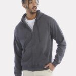 View image 1 of Champion Unisex Powerblend® Full-Zip Hooded Sweatshirt