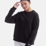 View image 4 of Champion Women's Powerblend® Crewneck Sweatshirt