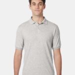 View image 4 of Hanes Unisex EcoSmart® Jersey Polo