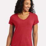 View image 1 of Hanes Women's Perfect-T Triblend V-Neck T-Shirt