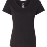 View image 2 of Hanes Women's Perfect-T Triblend V-Neck T-Shirt