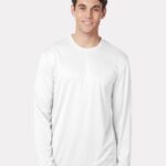 View image 1 of Hanes Unisex Cool DRI® Long Sleeve Performance T-Shirt