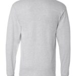 View image 3 of Hanes Unisex Beefy-T® Long Sleeve T-Shirt
