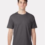 View image 1 of Hanes Unisex Beefy-T® Pocket T-Shirt