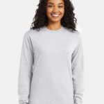 View image 4 of Hanes Unisex Essential-T Long Sleeve T-Shirt