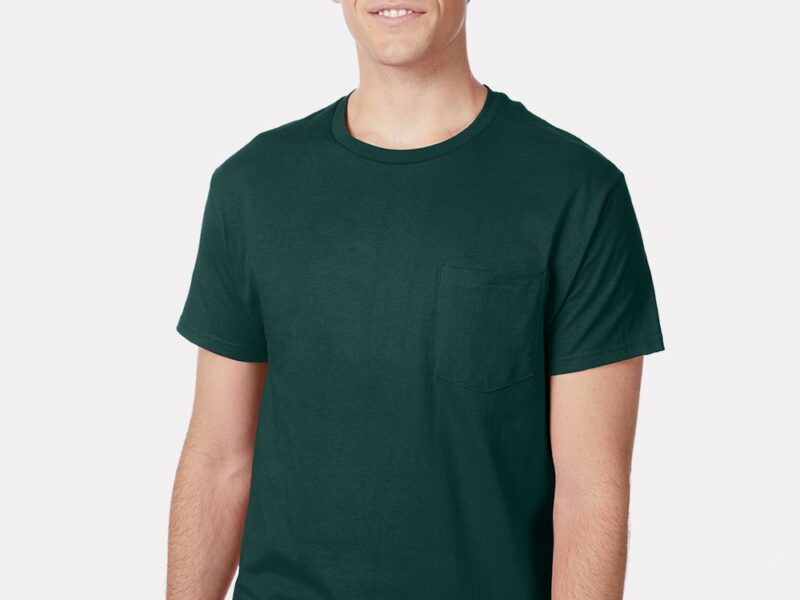 Hanes Unisex Authentic Pocket T-Shirt