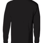 View image 3 of Hanes Unisex Authentic Long Sleeve Pocket T-Shirt