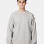 View image 4 of Hanes Unisex Ultimate Cotton® Crewneck Sweatshirt
