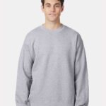 View image 1 of Hanes Unisex Ultimate Cotton® Crewneck Sweatshirt