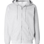 View image 2 of Hanes Unisex Ultimate Cotton® Full-Zip Hooded Sweatshirt