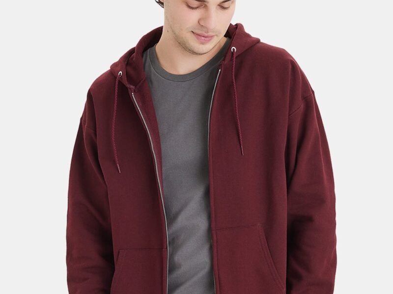 Hanes Unisex Ultimate Cotton® Full-Zip Hooded Sweatshirt