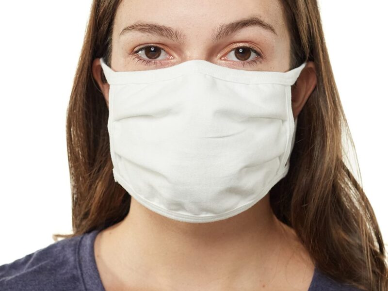 Hanes 3-Ply Cotton Face Mask