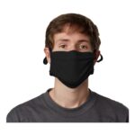 View image 2 of Hanes 2-Ply Polyester Pocket Face Mask