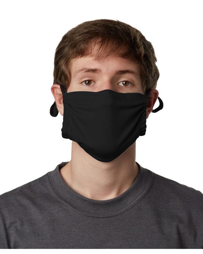 Hanes 2-Ply Polyester Pocket Face Mask