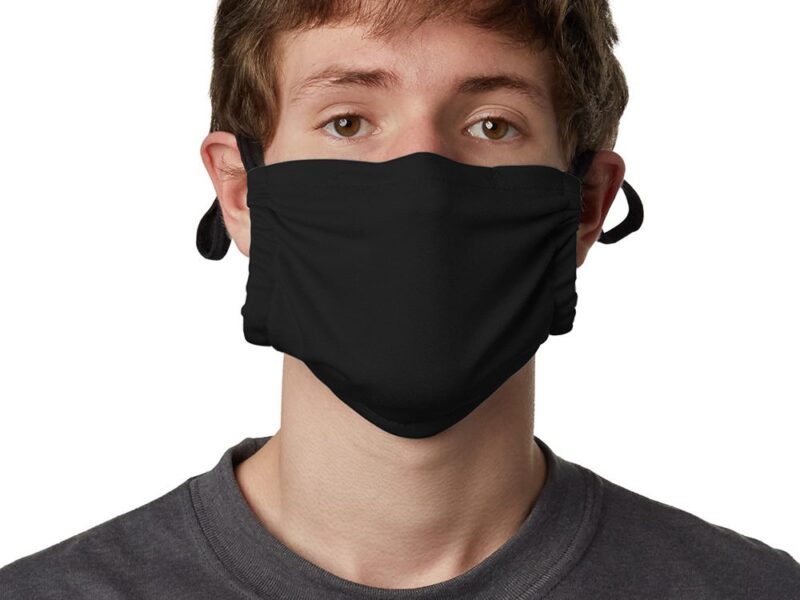 Hanes 2-Ply Polyester Pocket Face Mask