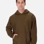View image 4 of Hanes Unisex Beefy® Sweats Premium Heavyweight Hooded Sweatshirt