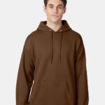 View image 4 of Hanes Unisex EcoSmart® Hooded Sweatshirt