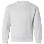 View image 2 of Hanes Youth EcoSmart® Crewneck Sweatshirt