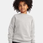 View image 4 of Hanes Youth EcoSmart® Crewneck Sweatshirt