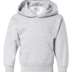 View image 2 of Hanes Youth EcoSmart® Hooded Sweatshirt