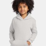 View image 4 of Hanes Youth EcoSmart® Hooded Sweatshirt