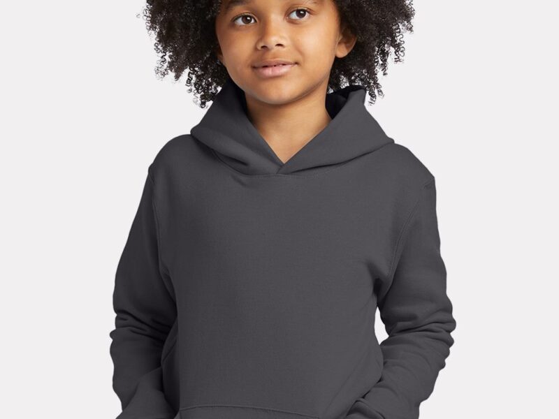 Hanes Youth EcoSmart® Hooded Sweatshirt