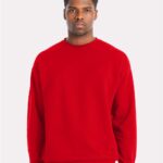View image 4 of Hanes Unisex Perfect Sweats Crewneck Sweatshirt
