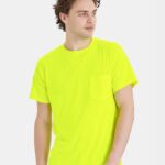 View image 1 of Hanes Unisex Workwear Pocket T-Shirt