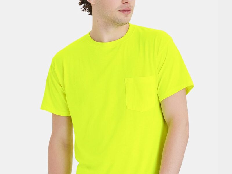 Hanes Unisex Workwear Pocket T-Shirt